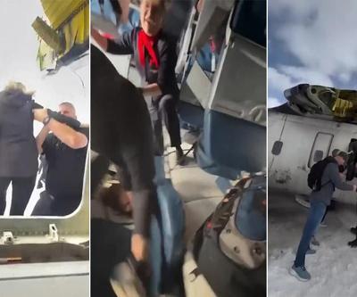 Kanadada inişte devrilen uçak içerisinden yeni görüntüler ortaya çıktı