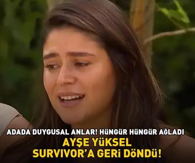 AYŞE YÜKSEL, SURVIVOR’A GERİ DÖNDÜ Adadaki duygusal anlar sonrası hüngür hüngür ağladı