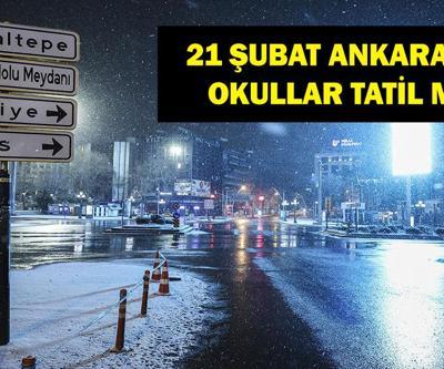 21 Şubat Ankarada okullar tatil mi Yarın Ankarada okullar tatil olacak mı Ankara Valisi Vasip Şahin Ankara okul tatili açıklaması