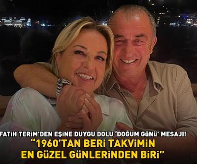 Fatih Terim’den eşine duygu dolu doğum günü mesajı: ‘1960’tan beri takvimin en güzel günlerinden biri’