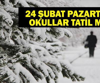 PAZARTESİ OKULLAR TATİL Mİ İstanbulda okullar tatil olacak mı 24 Şubat Pazartesi okul tatil olur mu Gözler İstanbul Valiliğinde
