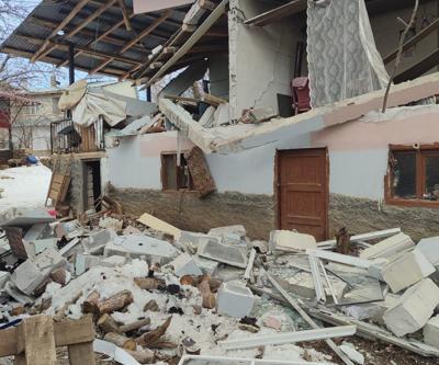 Kahramanmaraşta, gaz sıkışması sonucu patlama: 1 yaralı