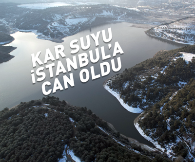Kar suyu İstanbulun barajlarına can oldu