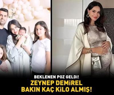 Beklenen poz geldi 3. kez anne olma sevinci yaşayan Zeynep Sever Demirel bakın kaç kilo almış