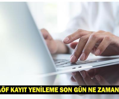 AÖF KAYIT YENİLEME SON GÜN NE ZAMAN AÖF kayıt yenileme işlemi nasıl yapılır
