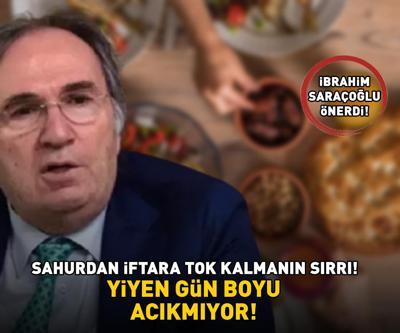 Ramazanda sahurdan iftira tok kalmanın sırrı Prof. Dr. İbrahim Saraçoğlu üstüne basa basa önerdi: Yiyen gün boyu acıkmıyor