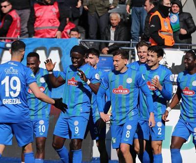 Çaykur Rizespor, Alanyaspor’dan 3 puanı 3 golle aldı