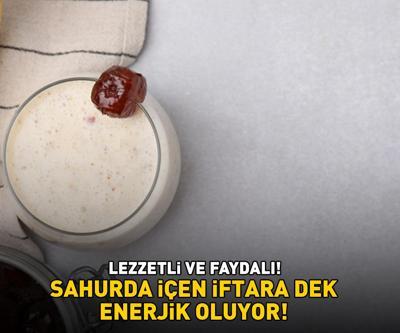 Sahurda içen iftar vaktine kadar enerjik oluyor Ramazan ayına özel hurmalı smoothie tarifi ve püf noktaları