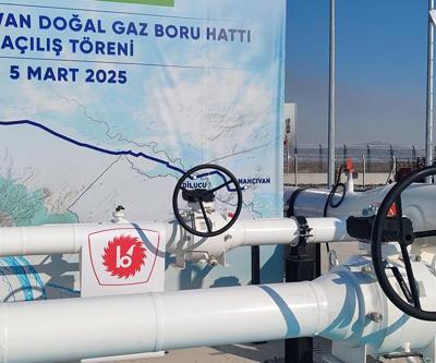 Türkiyeden Nahçıvana doğal gaz sevkiyatı başladı