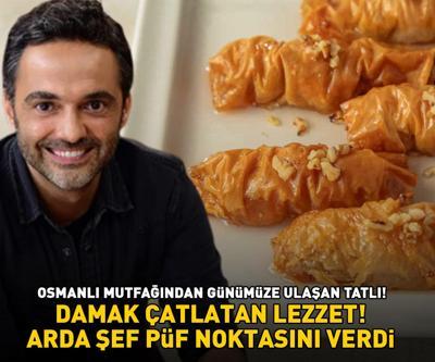 İftar Sofraları İçin İdeal Osmanlı Mutfağından Günümüze Kadar Ulaşan Lezzet Arda Şef Burma Tatlısının Püf Noktasını Verdi