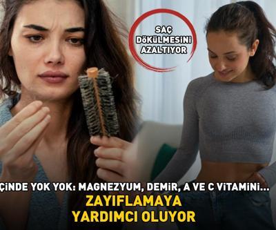 Tam bir antioksidan deposu İçinde yok yok: Magnezyum, demir, A ve C vitamini... Saç dökülmesini azaltıyor, zayıflamaya yardımcı oluyor