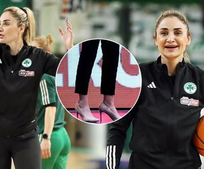 Selen Erdem, Yunanistanda gündem oldu: Dişi Terim ve yüksek topuklar