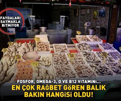 En çok rağbet gören balık bakın hangisi oldu Faydaları saymakla bitmiyor Fosfor, Omega-3, D ve B12 vitamini...