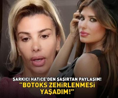 Şarkıcı Hatice neye uğradığını şaşırdı Şoke eden paylaşım: BOTOKS ZEHİRLENMESİ YAŞADIM