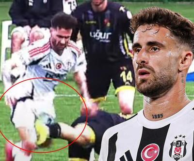 Beşiktaşta Rafa Silva şoku Sert müdahale sonrası sakatlandı...
