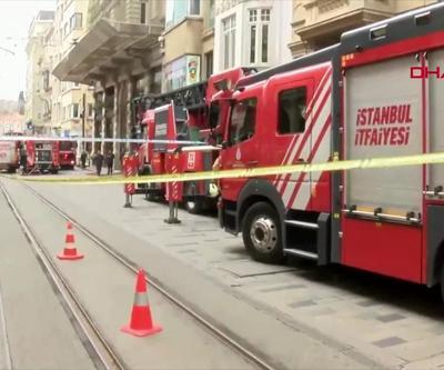 İstiklal Caddesinde pasajda yangın çıktı