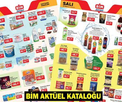 BİM 25 MART SALI AKTÜEL KATALOĞU: Bimde bu salı neler var, neler indirimde