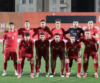 Ümit Milli Futbol Takımı, özel maçta Belarusa 3-2 kaybetti