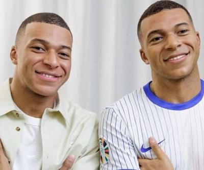 Kylian Mbappe, bal mumu heykelini ziyaret etti