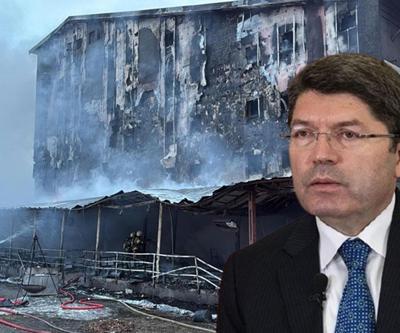 Bakan Tunçtan Uludağdaki otel yangını açıklaması: 4 şüpheli tutuklandı