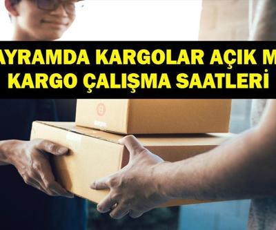 Bayramda kargolar açık mı Ramazan Bayramında kargo firmaları çalışıyor mu PTT Kargo, Aras Kargo, MNG, Yurtiçi, Sürat Kargo, Trendyol Express, Hepsijet bayram çalışma saatleri