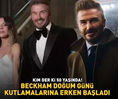 Kim der ki 50 yaşında David Beckham doğum günü kutlamalarına erken başladı: MIAMIDE ÇOK ÖZEL BİR GECE
