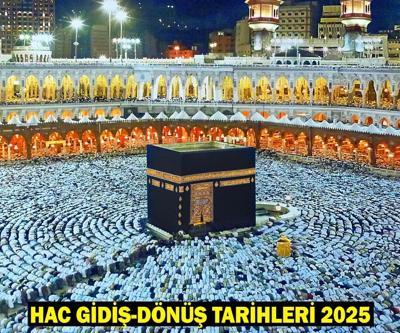 HACCA NE ZAMAN GİDİLECEK 2025 Hac gidiş-dönüş tarihleri ve kafile-uçuş bilgileri belli oldu