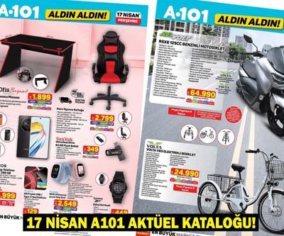 17 NİSAN A101 KATALOĞU: Oyuncu koltuğu, elektrikli bisiklet, gölgelikli salıncak bu perşembe A101e geliyor