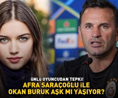 AFRA SARAÇOĞLU İLE OKAN BURUK AŞK MI YAŞIYOR Ünlü oyuncudan tepki Meğer Yalı Çapkınının Seyranı ve Galatasarayın teknik direktörü...