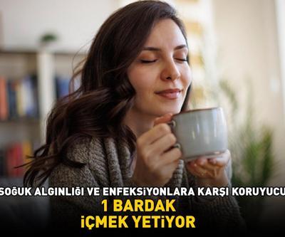 Grip, soğuk algınlığı ve enfeksiyonlara karşı koruyucu etki Enerji veriyor, metabolizmayı hızlandırıyor 1 bardak içmek yetiyor