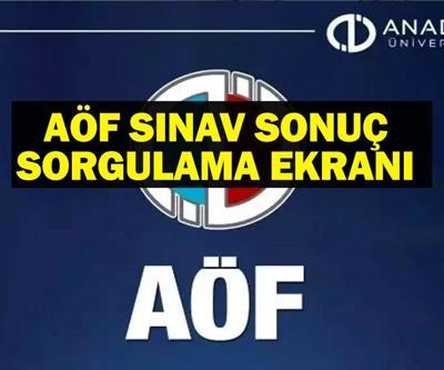 AÖF SINAV SONUÇLARI: Anadolu AÖF Sınav Sonuçları Açıklandı 2025 Bahar Dönemi AÖF öğrenci otomasyonu sınav sonuç ekranı