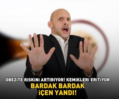 BARDAK BARDAK İÇEN YANDI Yüksek şeker, kafein, asit ve katkı maddeleri içeriyor Obezite riskini artırıyor, kemikleri eritiyor