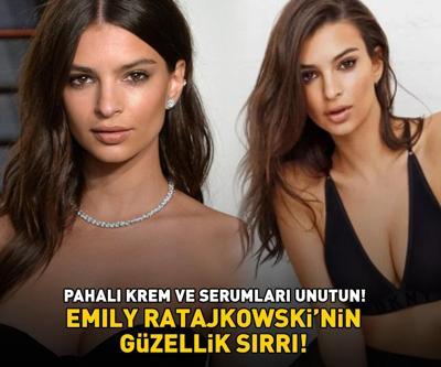 Kayıp Kızın Andiesi Emily Ratajkowskinin güzellik sırrı Pahalı krem ve serumları unutun Meğer parlak cildini ona borçluymuş