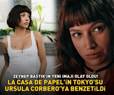Yeni imajı olay oldu Zeynep Bastıkın son hali şaşırttı LA CASA DE PAPELiN TOKYOSU URSULA CORBEROYA BENZETİLDİ