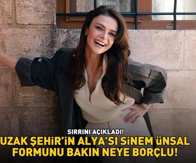 SIRRINI AÇIKLADI Uzak Şehirin Alyası Sinem Ünsal formunu bakın neye borçlu...