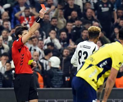 Beşiktaş, Fenerbahçe derbilerinde kırmızı kart görüyor