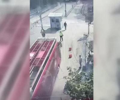 Otobüsü polisin üzerine sürdüğü açıklandı... O şoföre yurtdışı yasağıyla birlikte ev hapsi verildi
