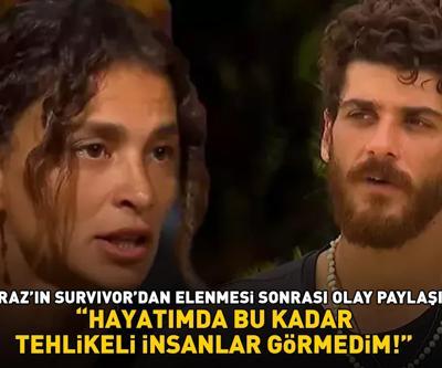 Poyrazın Survivordan elenmesinin ardından bomba paylaşım Pınar Saka kendini tutamadı: HAYATIMDA BU KADAR TEHLİKELİ İNSANLAR GÖRMEDİM