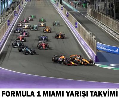FORMULA 1 MIAMI YARIŞI TAKVİMİ: Formula 1 Miami GP ne zaman, saat kaçta hangi kanalda