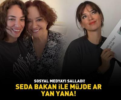 SOSYAL MEDYAYI SALLADI Seda Bakan ile Müjde Ar yan yana