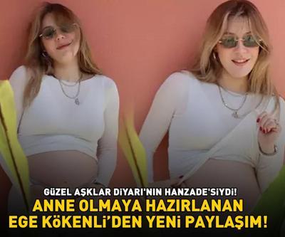 Güzel Aşklar Diyarı’nın Hanzadesiydi Anne olmaya hazırlanan Ege Kökenliden yeni paylaşım