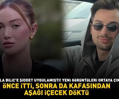 Danla Bilicin eski sevgilisi Berk Çetinin skandal görüntüleri ortaya çıktı ÖNCE İTTİ, SONRA KAFASINDAN AŞAĞI İÇECEK DÖKTÜ