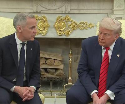 GÖZÜ KANADA’DA Beyaz Sarayda Trump-Carney görüşmesi böyle geçti