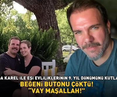VAY MAŞALLAH Yaprak Dökümünün Oğuzu Tolga Karel ile eşi evliliklerinin 9. yıl dönümünü böyle kutladı