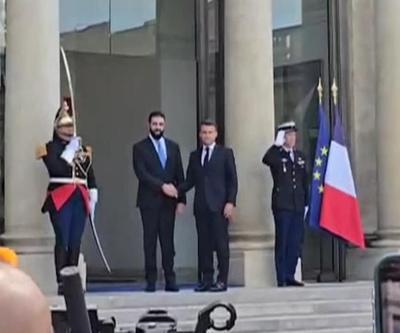 Son dakika haberi: Sadece CNN TÜRKte: Şara Elizede Suriye Lideri, Macron ile görüşüyor
