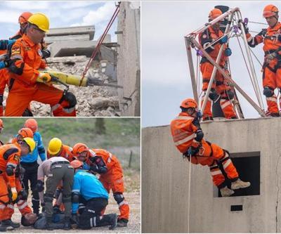 TSKdan nefes kesen deprem tatbikatı