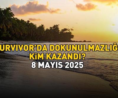 SURVIVORDA DOKUNULMAZLIK OYUNUNUN KAZANANI 8 MAYIS 2025 | Survivor’da kim elendi, belli oldu mu, birinci dokunulmazlığı kim kazandı