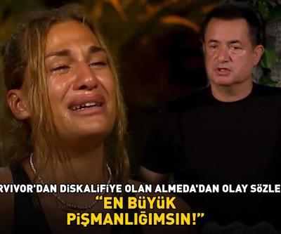 Survivordan diskalifiye olan Almedadan olay itiraf: EN BÜYÜK PİŞMANLIĞIMSIN