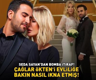 BOMBA İTİRAF Seda Sayan 25 yaş küçük eşi Çağlar Ökteni evliliğe bakın nasıl ikna etmiş