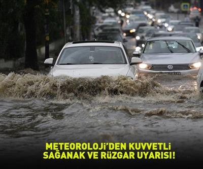 Dikkat Meteoroloji il il uyardı: Kuvvetli sağanak ve rüzgar alarmı